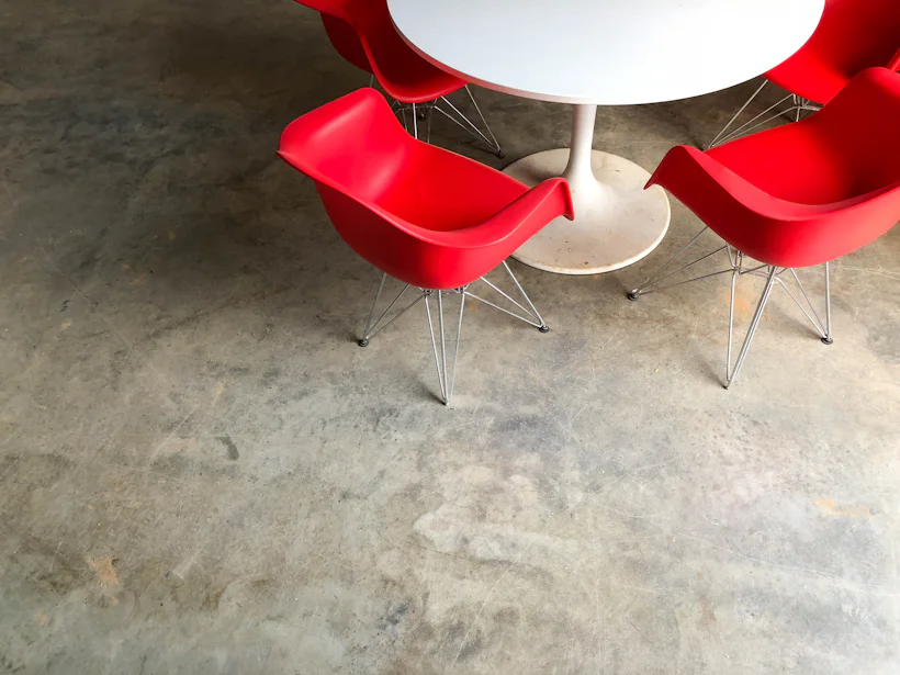 Metallic epoxy hallway floor after professional coating in Hurstville | Ironclad Floor Solutions
