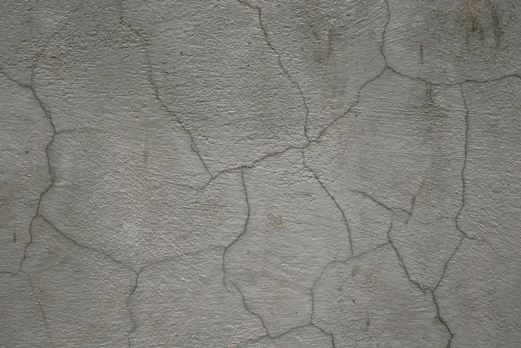Cracked, stained concrete verandah floor before epoxy coating in Mount Druitt